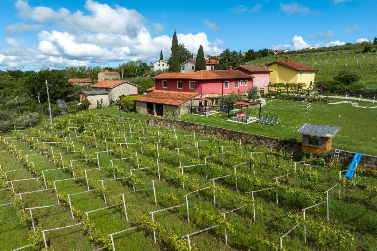 Touristfarm - Apartments "Red Fairytale" Marezige Zewnętrze zdjęcie